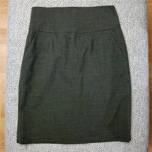 Banana Republic Gray Work Skirt Size 8